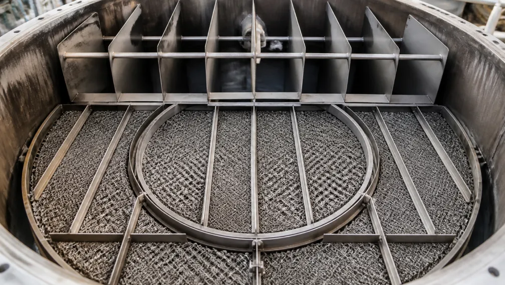 Mist Eliminators in Separation Towers: Wire Mesh vs. Vane Types and Sizing Guidelines