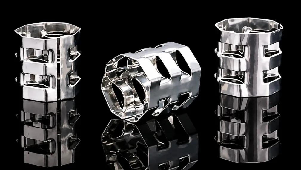 Metal VSP Rings (Very Special Packing): High Void Fraction and Absorption Capacity